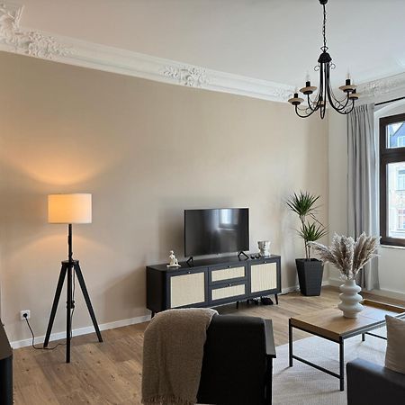 Stylisches Appartement Im Jugendstil-Viertel Chemnitz Exteriör bild