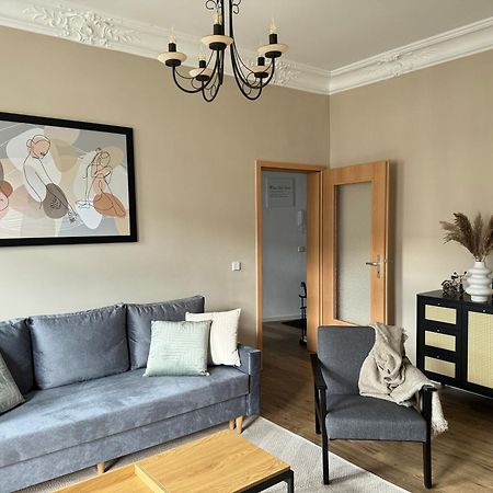Stylisches Appartement Im Jugendstil-Viertel Chemnitz Exteriör bild