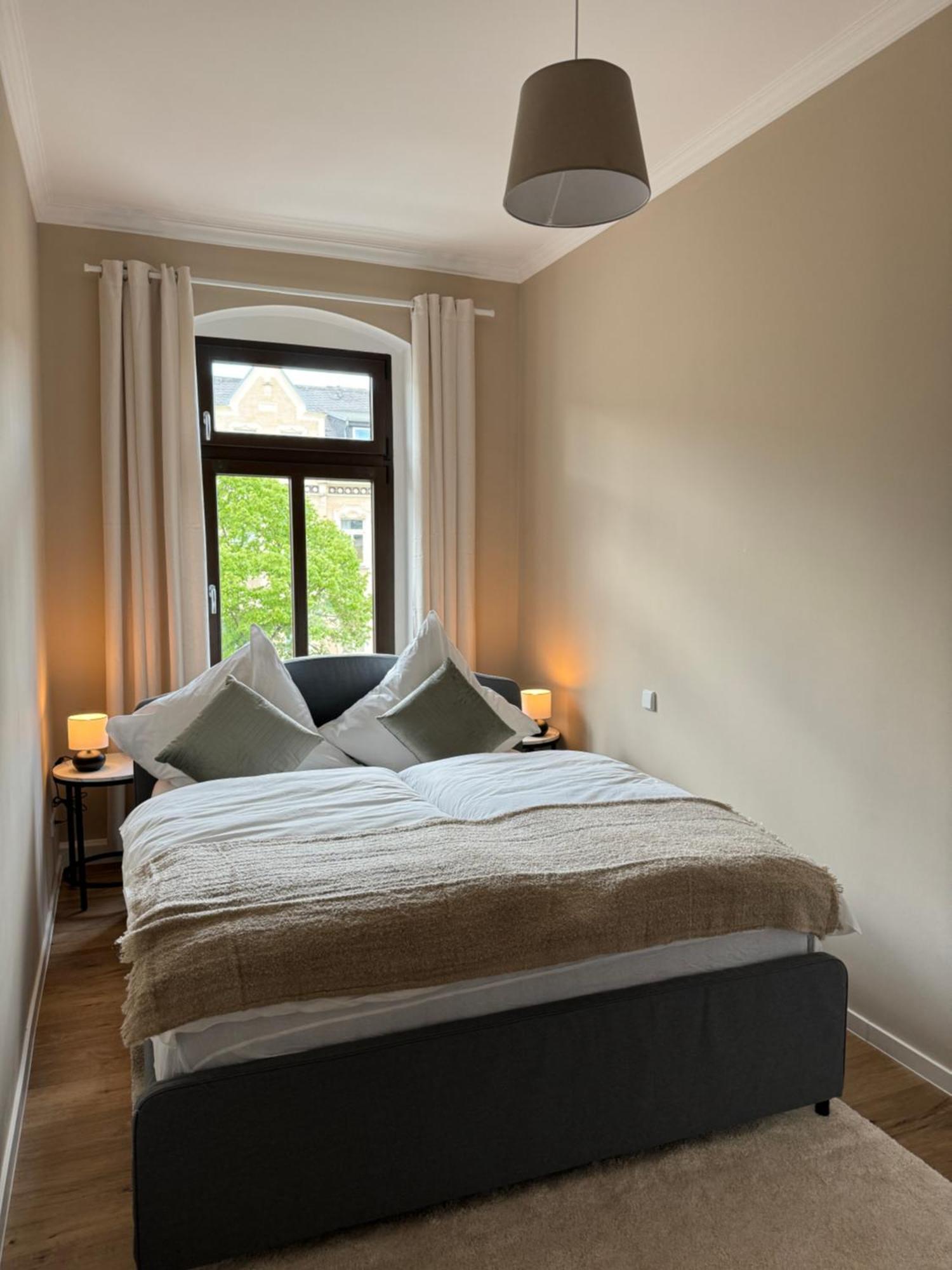 Stylisches Appartement Im Jugendstil-Viertel Chemnitz Exteriör bild